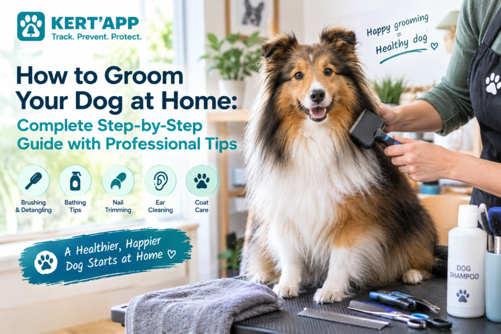 groom your dog at home